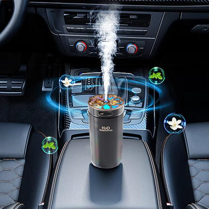 Portable Aromatherapy Humidifier - Mini USB Desktop and Car Air Mist Diffuser for Home and Office Use