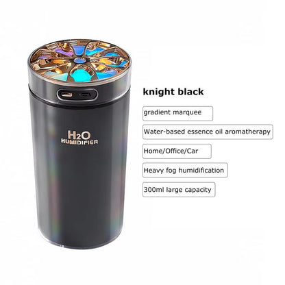 Portable Aromatherapy Humidifier - Mini USB Desktop and Car Air Mist Diffuser for Home and Office Use
